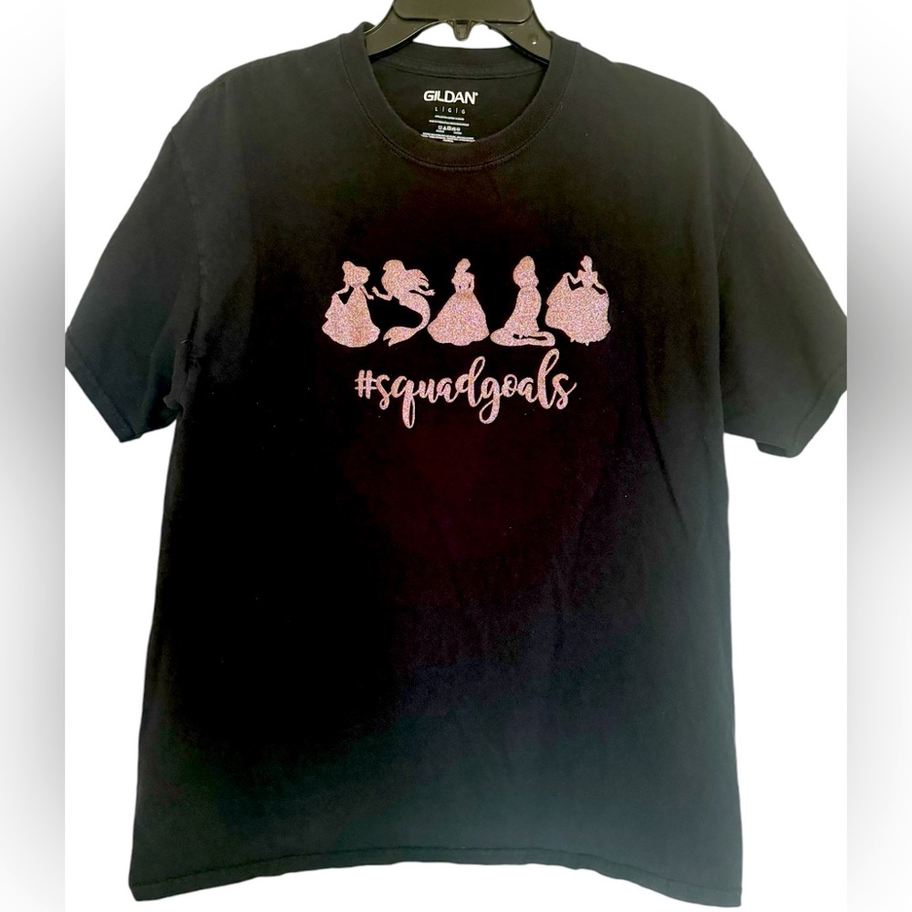 Princess Unisex Black T Shirt #squadgoals